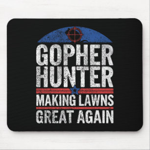 Tapis De Souris Gopher Hunter Fabriquant Des Pelouses Super I Goph