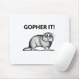 Tapis De Souris Gopher It Funky Gopher Pun