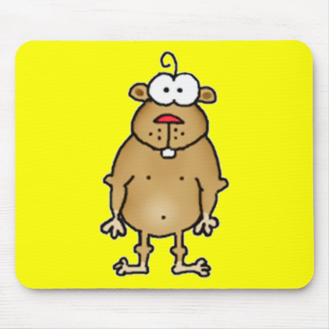 Tapis De Souris Gopher Mousepad de bande dessinée (Devant)