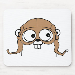 Tapis De Souris Gordon le Gopher Mousepad de Golang