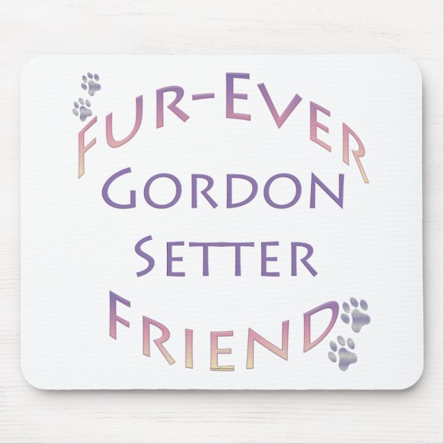 Tapis De Souris Gordon Setter Furever (Devant)