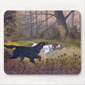 Tapis De Souris Gordon Setter sur la carte de souris Point