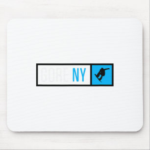 Tapis De Souris Gore Mountain New York Type de boîte de snowboard