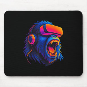 Tapis De Souris Gorilla Anniversaire Garçons Adultes Hommes Femmes