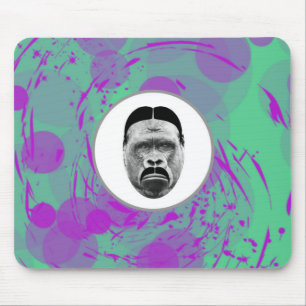 Tapis De Souris Gorilla Mousepad Abstraite