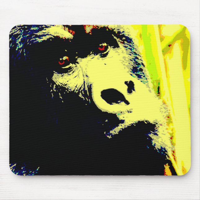 Tapis De Souris Gorilla Pop Art (Devant)