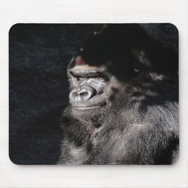 Tapis De Souris Gorilla réfléchie (Devant)