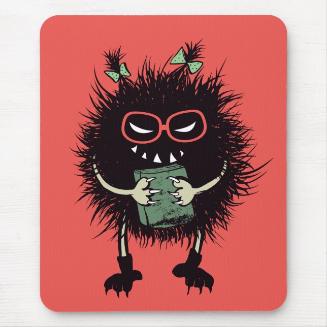 Tapis De Souris Goth Book Lover (Devant)
