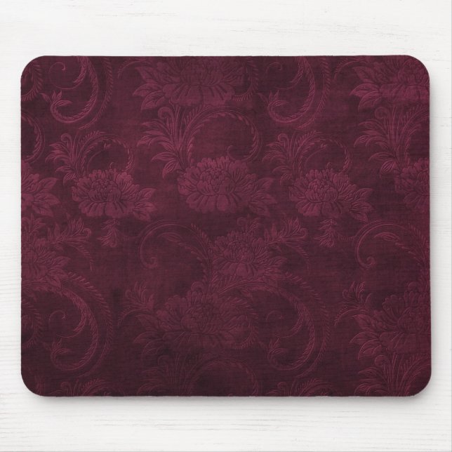 Tapis de souris gothique cramoisi foncé (Devant)