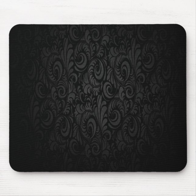 Tapis de souris gothique noir foncé (Devant)