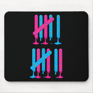Tapis De Souris Goutte de glace Tally Marks 67 Mème Compter 6 7 Br