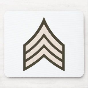 Tapis De Souris grade de sergent de l'armée