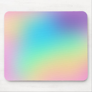 Tapis De Souris Gradient arc-en-ciel doux et prismatique