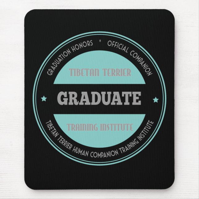 Tapis De Souris Graduate TTTraining Institute Tiffany Blue (Devant)