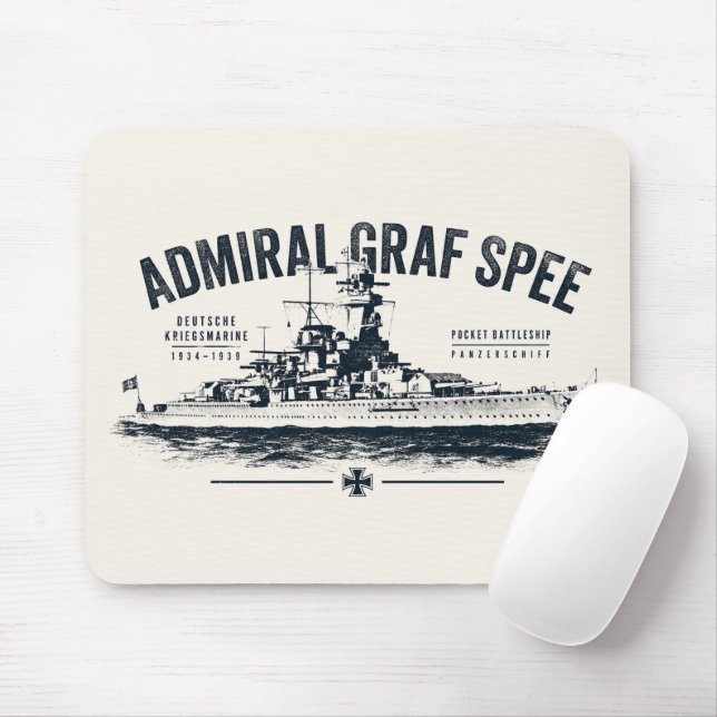 Tapis de souris Graf Spee (Avec souris)