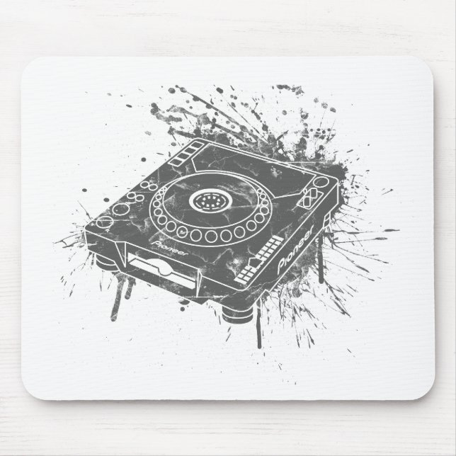 Tapis De Souris Graffiti CDJ-1000 pionnier (Devant)