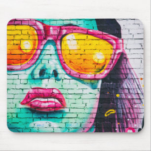 Tapis De Souris Graffiti fille mousepad