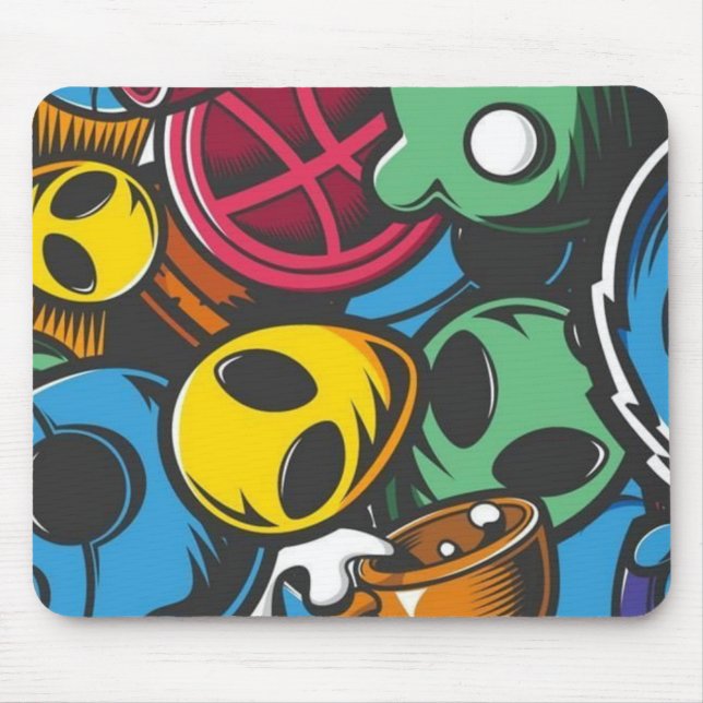 Tapis De Souris Graffiti Joker  (Devant)