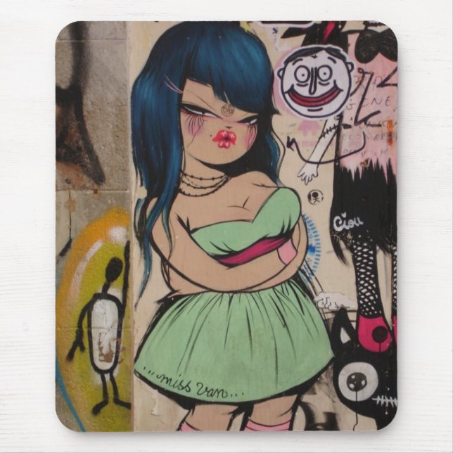 Tapis De Souris "Graffiti" Mousepad (Devant)