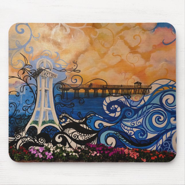 Tapis De Souris Graffiti Oceanside (Devant)