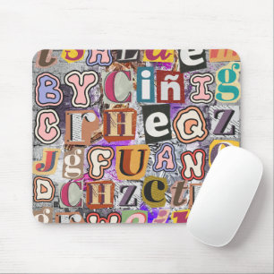 Tapis De Souris Graffiti Style rue Artsy Design amusant