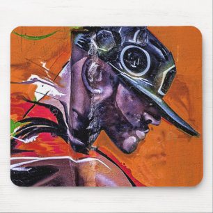 Tapis De Souris Graffiti Style Skateboarder Guy