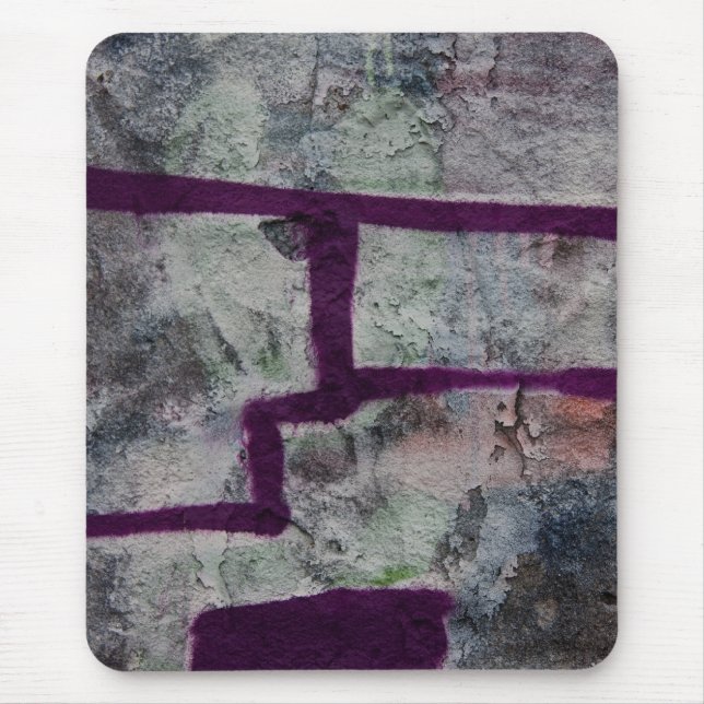 Tapis De Souris graffiti violet Abstrait (Devant)