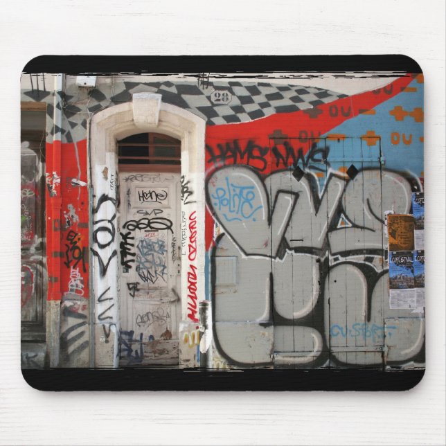 Tapis De Souris Graffitis urbains d'art (Devant)