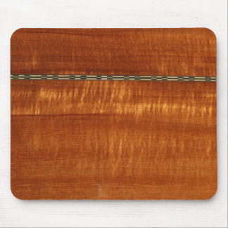 Tapis De Souris Grain en bois d'or avec l'arrière - plan de
