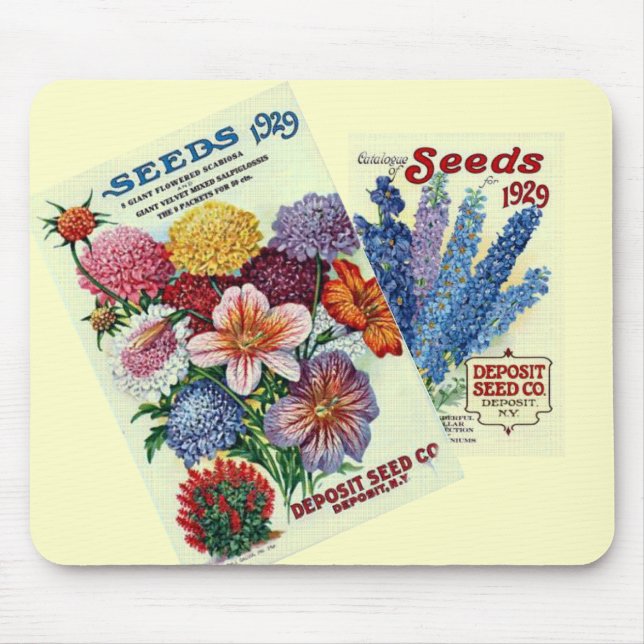 Tapis De Souris Graine de fleur Mousepad (Devant)