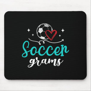 Tapis De Souris Grammes de foot drôles Grammes de joueur de foot d