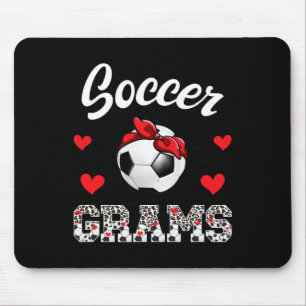 Tapis De Souris Grammes de foot Léopard Grand-mère Grammes d'un jo