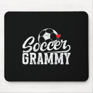 Tapis De Souris Grammy de foot-ball Grand-mère Grammy d'un joueur
