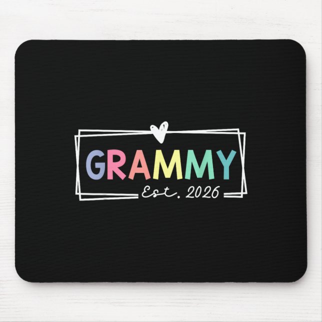 Tapis De Souris Grammy Est 2026 Promoted To Grandma 2026 For Grand (Devant)