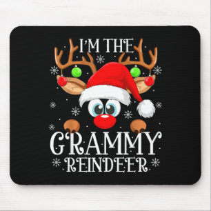 Tapis De Souris Grammy Renne Noël Famille Équipe Correspondante Am
