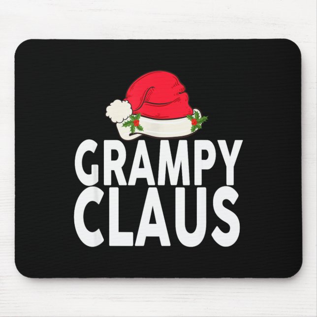 Tapis De Souris Grampy Claus Christmas Family Group Matching Pajam (Devant)