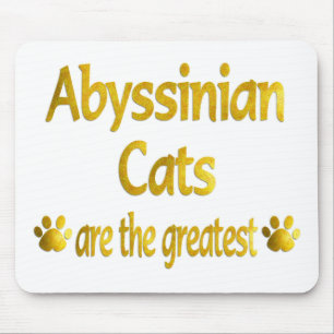 Tapis De Souris Grand Abyssinien