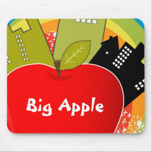 Tapis De Souris Grand Apple - conception de Mousepad d'amusement