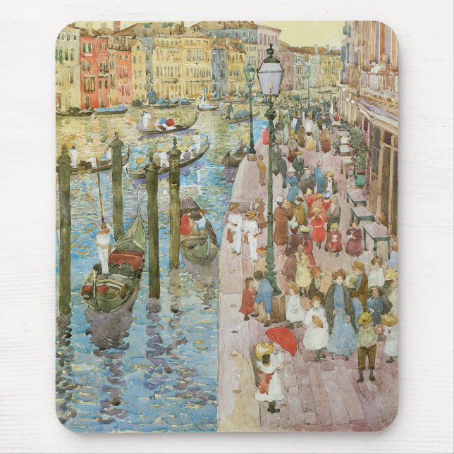 Tapis De Souris Grand Canal, Venise par Maurice Prendergast (Devant)
