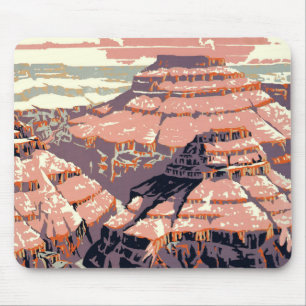 Tapis De Souris Grand Canyon Western Graphic Art American