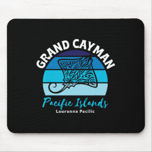 Tapis De Souris Grand Cayman Pacific Islands Stingray Family Vacat