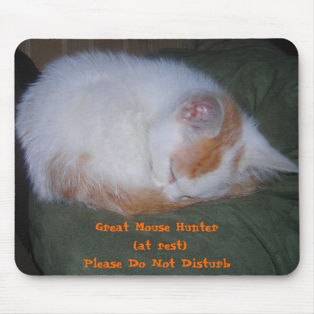 Tapis De Souris Grand Chasseur de souris (Devant)