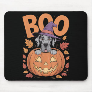 Tapis De Souris Grand Costume Dane Sur Halloween Citrouille Grand