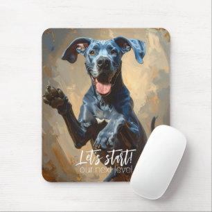 Tapis de souris Grand Danois bleu