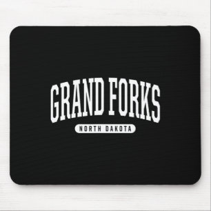 Tapis De Souris Grand Forks Dakota du Nord Vacances Style Collège