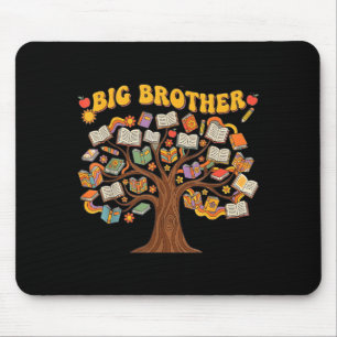 Tapis De Souris Grand frère bébé frère garçon maternité dans le li