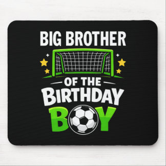 Tapis De Souris Grand Frère Du Garçon D'anniversaire Football Ll F
