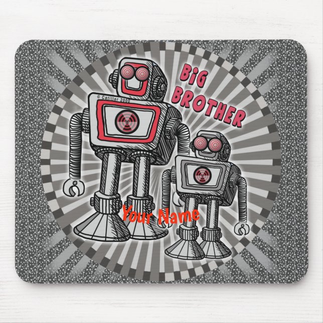 Tapis De Souris Grand frère robot   (Devant)