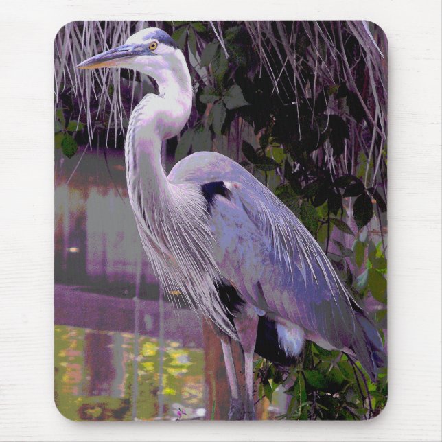 Tapis De Souris Grand héron bleu (Devant)