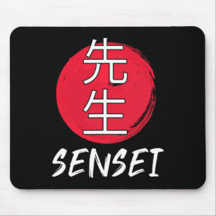 Tapis De Souris Grand Karate Sensei tenue japonaise design de comb